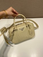 Prada antique nappa leather top handle bag - Image 2