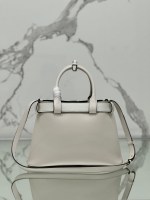 Prada Buckle medium leather handbag with belt - Image 4