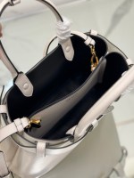 Prada Buckle medium leather handbag with belt - Image 8