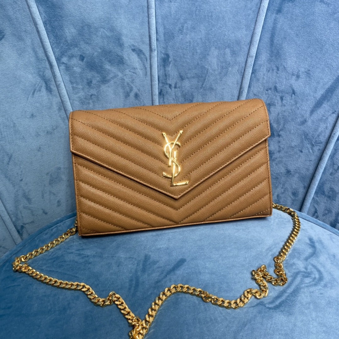 HSC-4C76BDA072C4 YSL CASSANDRE MATELASSÉ CHAIN WALLET - Image 1