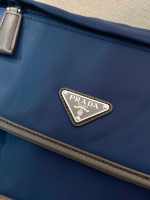 Prada Re-Nylon and leather shoulder bag - Image 4