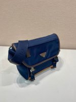 Prada Re-Nylon and leather shoulder bag - Image 9