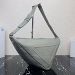 Large Leather Prada Triangle Bag - Image 2