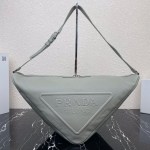 Large Leather Prada Triangle Bag