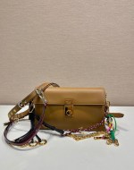 Prada Soft Sound small leather shoulder bag with charms - Image 2