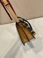 Prada Soft Sound small leather shoulder bag with charms - Image 5