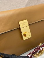 Prada Soft Sound small leather shoulder bag with charms - Image 7