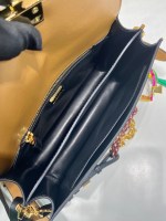 Prada Soft Sound small leather shoulder bag with charms - Image 8