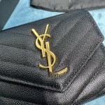 YSL CASSANDRE MATELASSÉ COMPACT TRI FOLD WALLET - Image 7