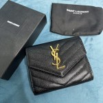 YSL CASSANDRE MATELASSÉ COMPACT TRI FOLD WALLET - Image 8