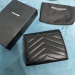 YSL CASSANDRE MATELASSÉ COMPACT TRI FOLD WALLET - Image 9