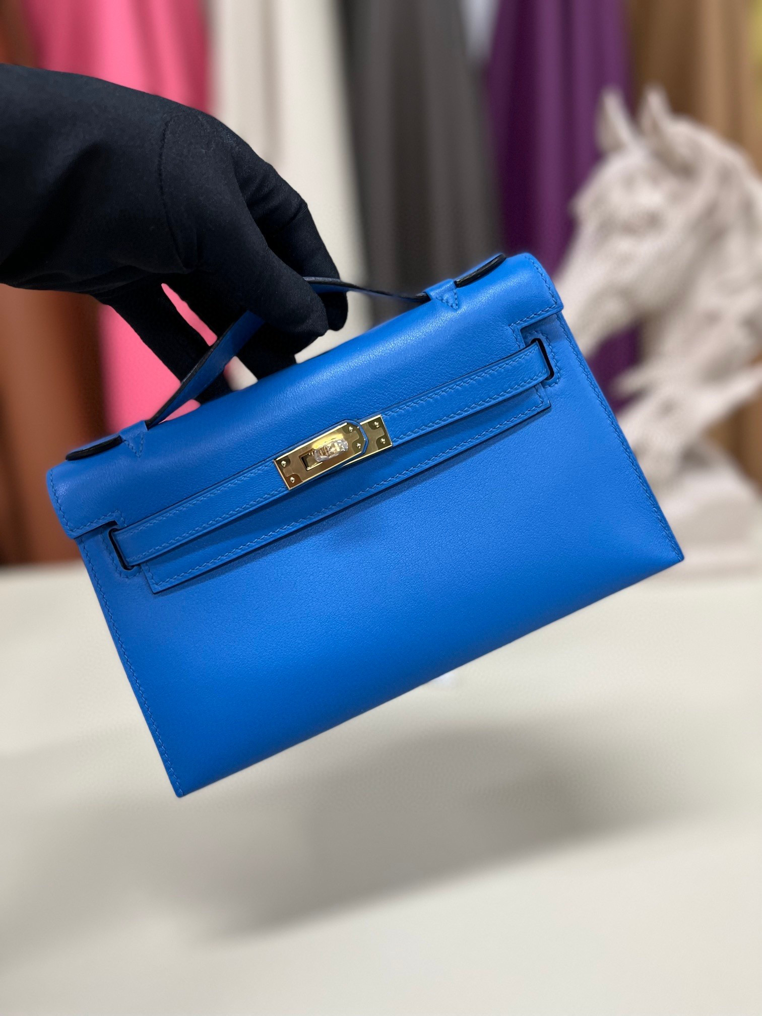 HSC-5121E256BA4B Hermes Kelly Pochette - Image 1