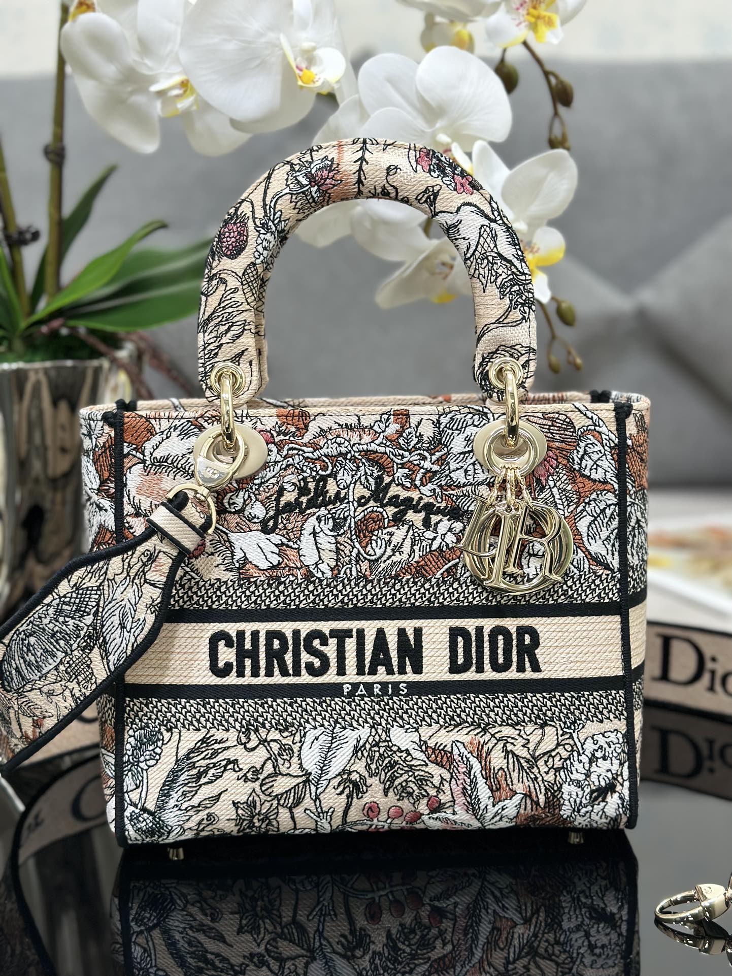 HSC-55D896FDB0CC Dior Medium Lady D-Lite bag - Image 1