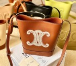 CELINE BUCKET CUIR TRIOMPHE BAG
