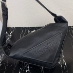 Large Leather Prada Triangle Bag - Image 6