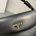 Prada Arqué Leather shoulder bag moon bag - Image 5