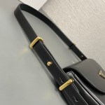 Prada Arqué Leather shoulder bag moon bag - Image 6