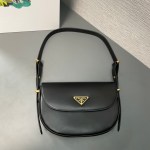 Prada Arqué Leather shoulder bag moon bag - Image 9