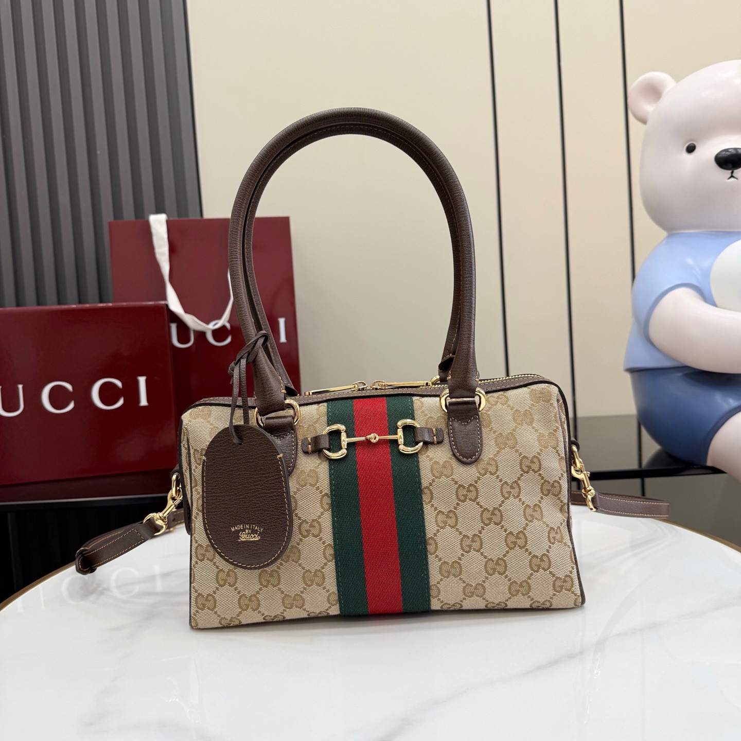 HSC-5A99B40995A0 Gucci Borsetto medium boston bag - Image 1