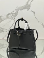 Prada Buckle medium leather handbag with belt - Image 2