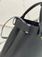 Prada Buckle medium leather handbag with belt - Image 3