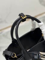 Prada Buckle medium leather handbag with belt - Image 7