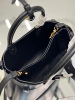 Prada Buckle medium leather handbag with belt - Image 8