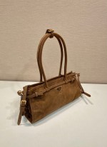 Prada Medium suede handbag - Image 2