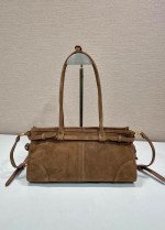 Prada Medium suede handbag - Image 3