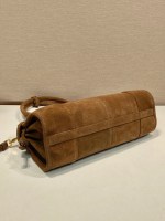 Prada Medium suede handbag - Image 5