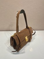 Prada Soft Sound medium suede shoulder bag - Image 3