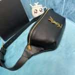 YSL CASSANDRE CLASSIC BELT BAG IN GRAIN DE POUDRE EMBOSSED LEATHER - Image 3