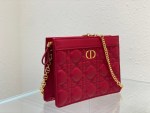 DIOR CARO ZIPPED POUCH WITH CHAIN - Image 2