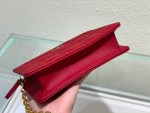 DIOR CARO ZIPPED POUCH WITH CHAIN - Image 6