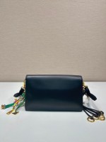 Prada Soft Sound small leather shoulder bag with charms - Image 5