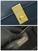 Prada Soft Sound small leather shoulder bag with charms - Image 7