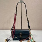 Prada Soft Sound small leather shoulder bag with charms