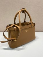 Prada Buckle small leather handbag with double belt - Image 3