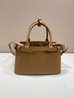 Prada Buckle small leather handbag with double belt - Image 4