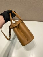 Prada Buckle small leather handbag with double belt - Image 5