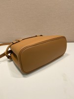 Prada Buckle small leather handbag with double belt - Image 6