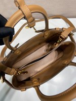 Prada Buckle small leather handbag with double belt - Image 8