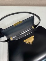 Prada brushed leather handbag - Image 8