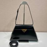 Prada brushed leather handbag