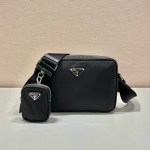 Prada Black Re-nylon And Saffiano Camera Bag - Image 2