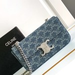 CELINE CHAIN SHOULDER BAG CLAUDE