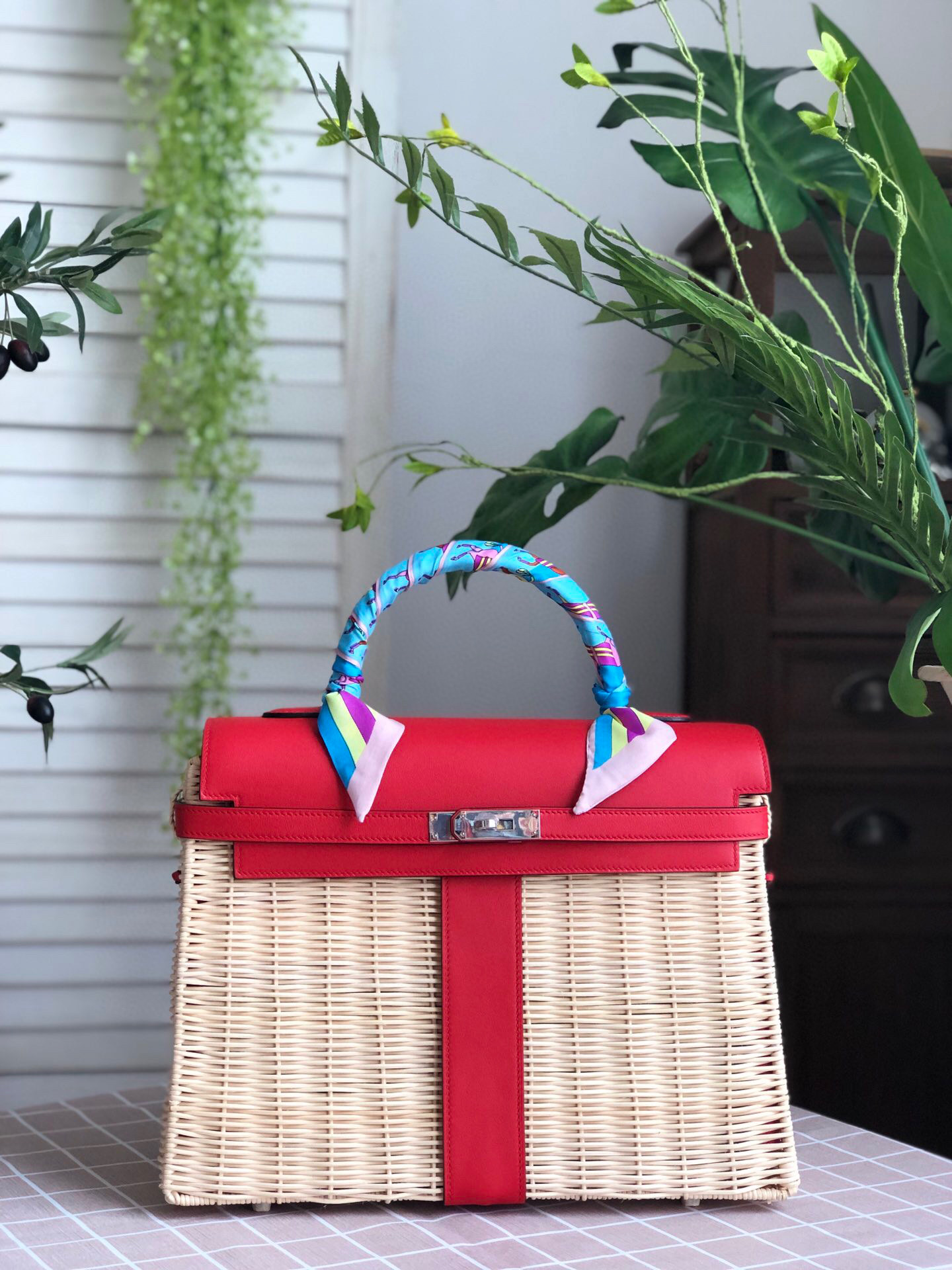 HSC-71BAD5888284 Hermes Kelly Picnic - Image 1