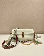 Prada Soft Sound small leather shoulder bag with charms - Image 2