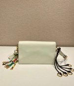 Prada Soft Sound small leather shoulder bag with charms - Image 5