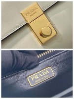 Prada Soft Sound small leather shoulder bag with charms - Image 7